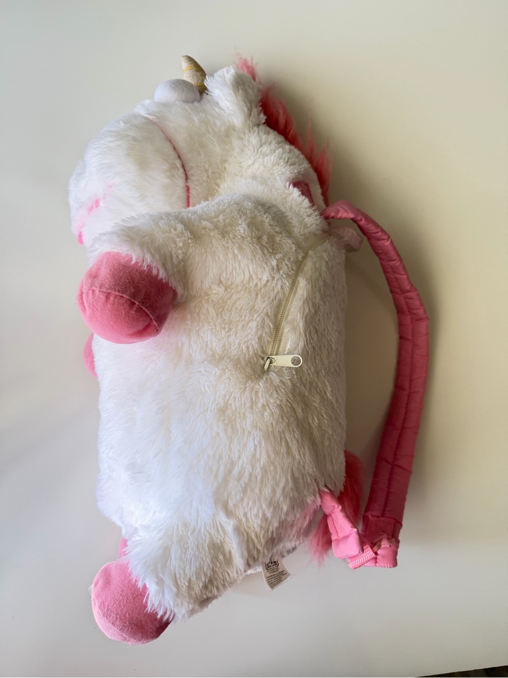 Universal Studios Despicable Me It’s So Fluffy Unicorn Plush Backpack